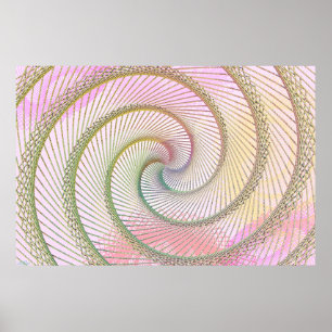 Póster Colas espirales