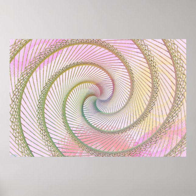 Póster Colas espirales (Frente)