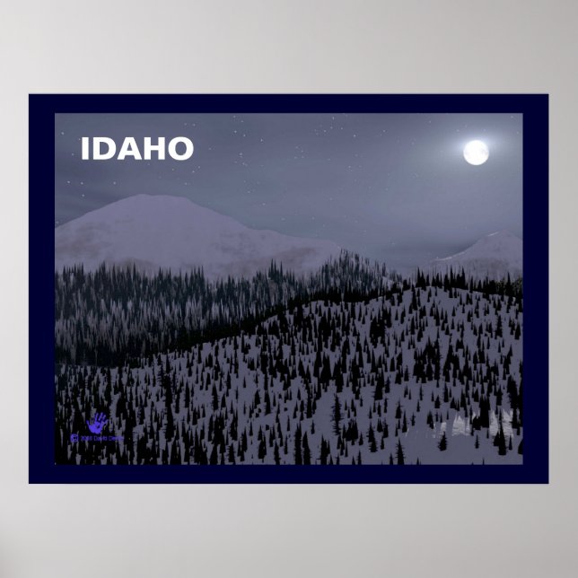 Póster Cold Night In Idaho (Frente)