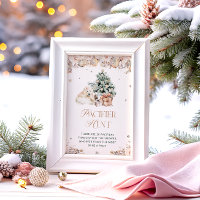 Cold Outside Bear Baby Shower Pacifier Hunt Game