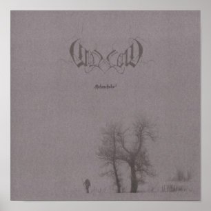 Póster Coldworld Banda Negra Muerte metalizado fuerte Gót