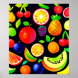 Póster Colección Bright Fruit