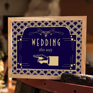 Póster Colección de Bodas Art Decó de los años 20