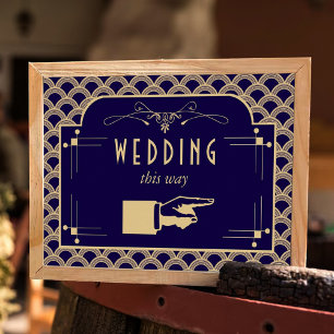 Póster Colección de Bodas Art Decó de los años 20