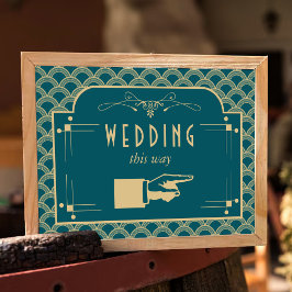 Póster Colección de Bodas Art Decó de los años 20