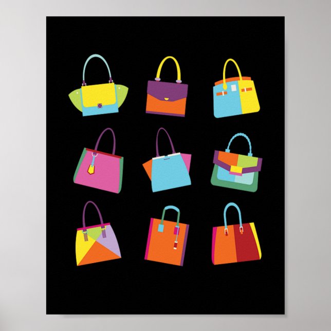 Póster Colección de Bolsos de Moda (Frente)