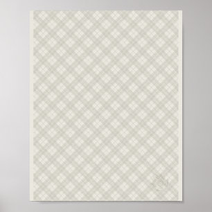 Póster Colección de encajes de Vichy antigua