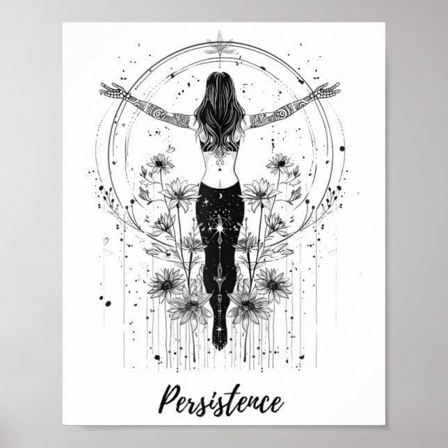 Póster Colección de estilo de vida de mantra Zen y medita (Frente)