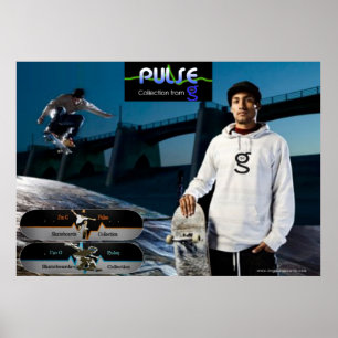 Póster Colección de impulsos - Poster de skateboard