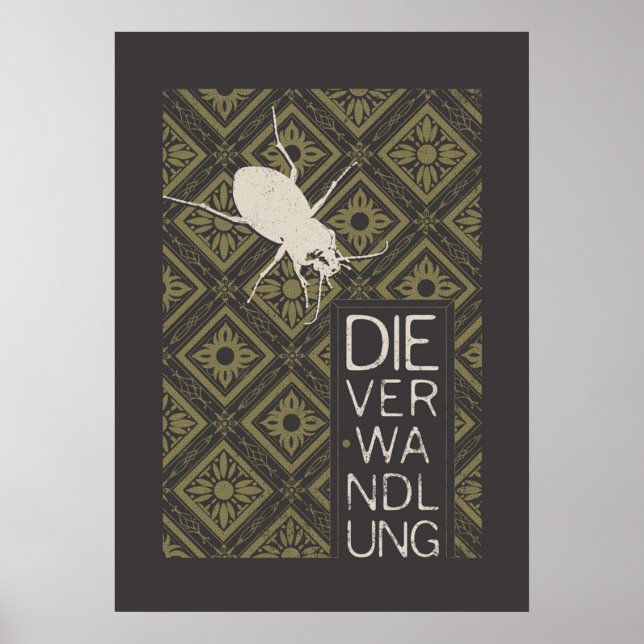 Póster Colección de Libros Kafka La Metamorfosis (Frente)