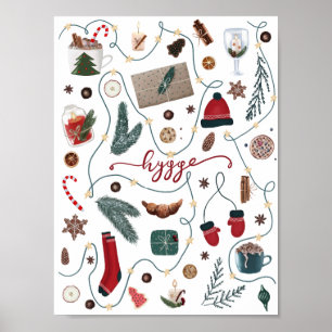 Póster Colección de Navidades de hidrógeno