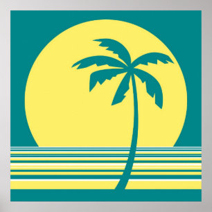 Póster colección de palma