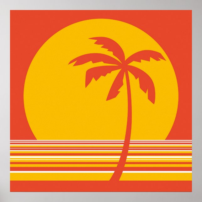 Póster colección de palma (Frente)