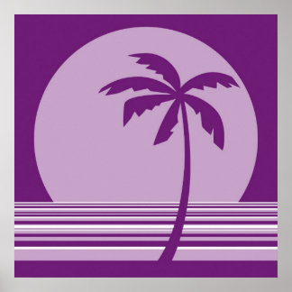 Póster colección de palma
