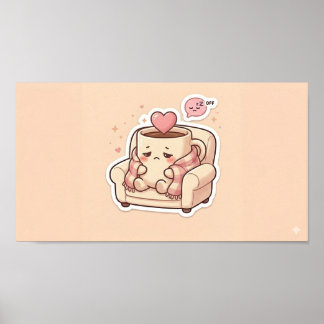 Póster Colección de Stickers de Tendencia | Digitales Div