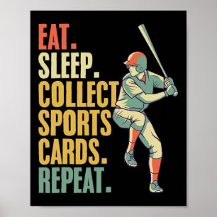 Póster Colección de tarjetas deportivas Sketll Vender col