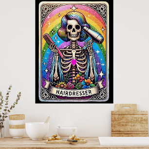 Póster Colección de tarjetas Tarot de Hairdresser