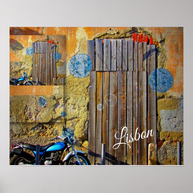 Póster Colección de viajes de Lisboa (Frente)