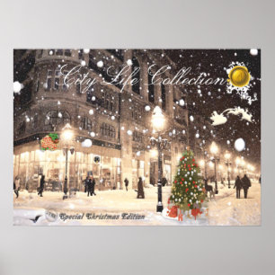 Póster Colección de vida de la ciudad nº 4, papel de Post