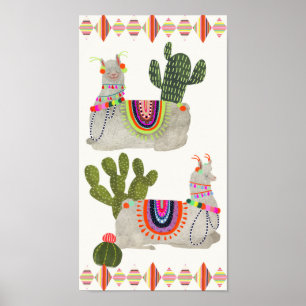 Póster Colección Llamarama  Llamas sonrientes