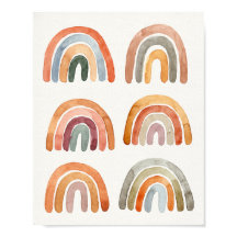 Colección moderna del arco iris del Boho