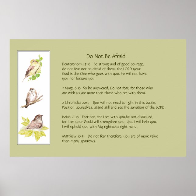 Póster Colección No Tengan Miedo Al Coraje De Las Escritu (Frente)