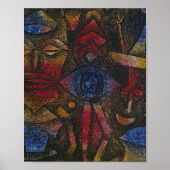 Póster Colección Paul Klee de figuras (Frente)