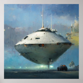Póster Colección Sci-fi: tributo a John Berkey