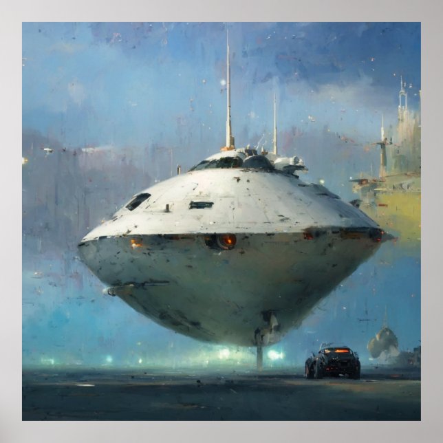 Póster Colección Sci-fi: tributo a John Berkey (Frente)
