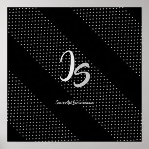 Póster Colección Silver Monog "Exitoso empresario"