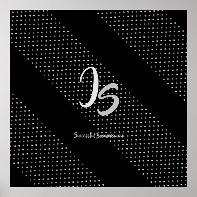 Póster Colección Silver Monog "Exitoso empresario" (Frente)