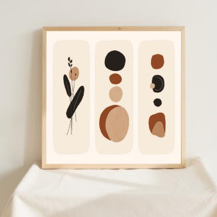 Póster Colección Tonos Terrosos