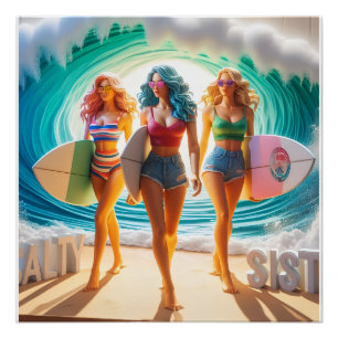 Póster Colección Waves & Wanderlust