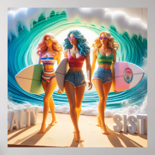 Póster Colección Waves & Wanderlust