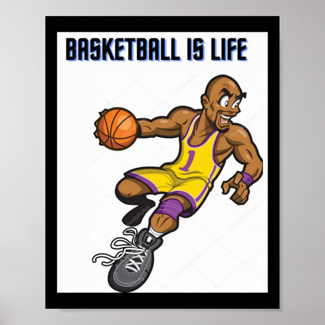 Póster Colecciones de baloncesto (Frente)