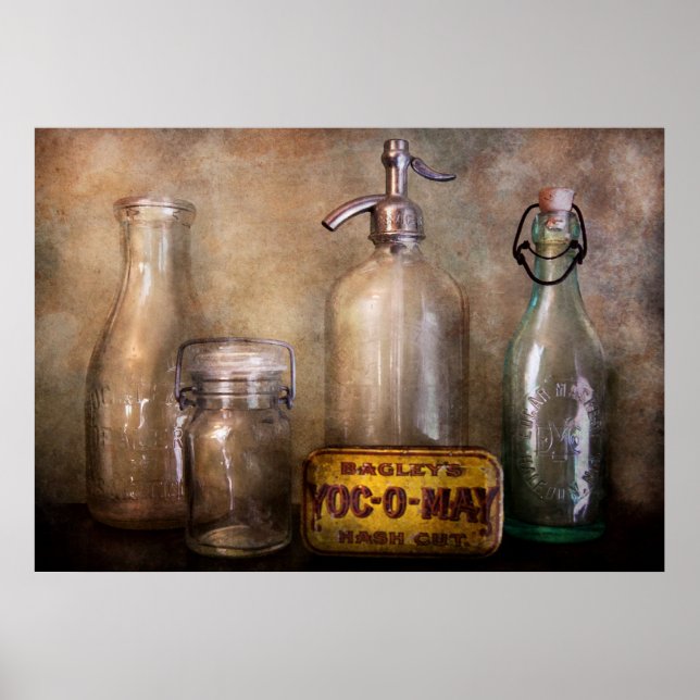 Póster Coleccionista de Botellas - Colección de Contenedo (Frente)