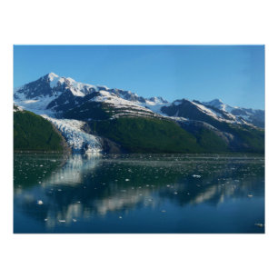 Póster Colegio Fiordo II Hermosa Fotografía de Alaska