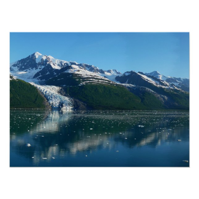 Póster Colegio Fiordo II Hermosa Fotografía de Alaska (Anverso)