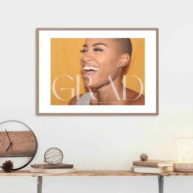 Póster Colegio White Transparent Modern Photo Grad 2024 (Subido por el creador)