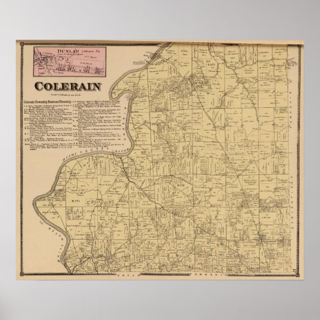 Póster Colerain, Ohio (Frente)