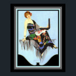 Póster Coles Phillips Art Deco Moda Imprimir 16x20<br><div class="desc">Classy,  Coles Phillips,  Art Deco Print- 16x20</div>