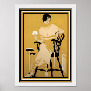 Póster Coles Phillips "The Magic Hour" Deco Imprimir 12 x