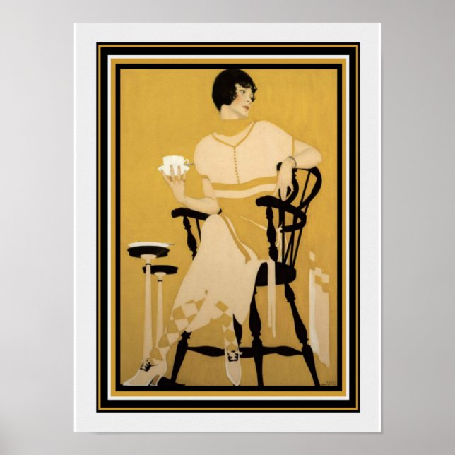 Póster Coles Phillips "The Magic Hour" Deco Imprimir 12 x (Frente)