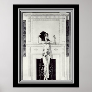 Póster Coles Phillips Vintage Art Deco Ad Poster 16 x 20
