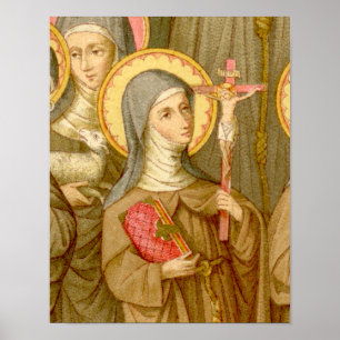 Póster Colette St. de Corbie (SAU 027) sólo 11"x14"