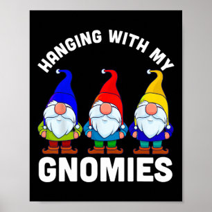 Póster Colgando Con Mis Gnomías