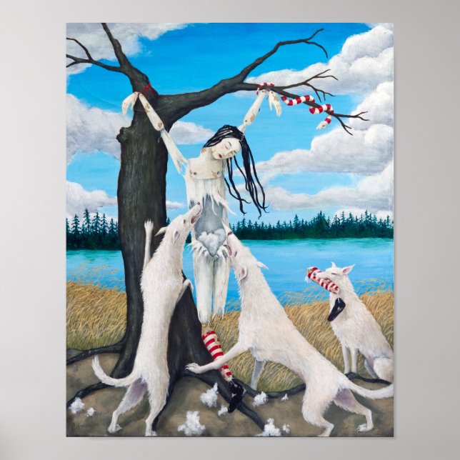 Póster "Colgando" por Christiane Cegavske Poster (Frente)