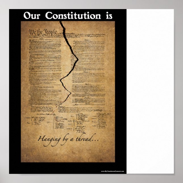 Póster Colgando por un subproceso (Frente)