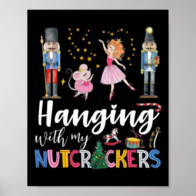 Póster Colgar con mi ballet de Navidades de Nutcrackers (Frente)