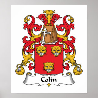 Póster Colin Family Crest
